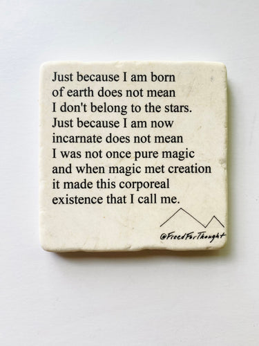 Stone Single Poem Coasters