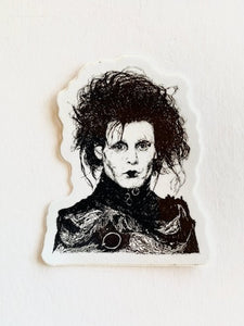 Mountain Portrait Sticker - Edward Scissorhands