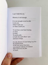 Load image into Gallery viewer, &#39;Release&#39; Poetry Book - &#39;words on loss &amp; love&#39;