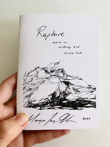 'Rapture' Poetry Book - 'words on ecstasy & divine love'