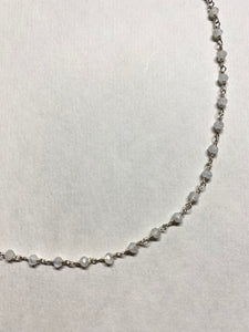 Gemstone Necklaces & Bracelets - Moonstone - Silver