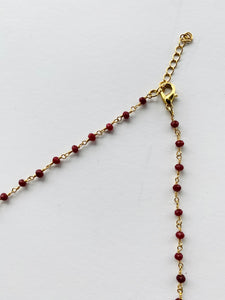 Gemstone Necklaces & Bracelets - Ruby Jade