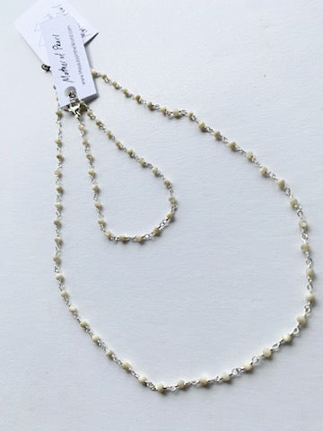 Gemstone Necklaces & Bracelets - Mother of Pearl